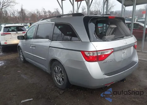 2012 Honda Odyssey Ex-L z USA, uszkodzony, nr VIN 5FNRL5H60CB088770